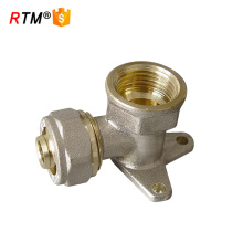 brass wallplate elbow compression fitting multilayer pipe compression fitting